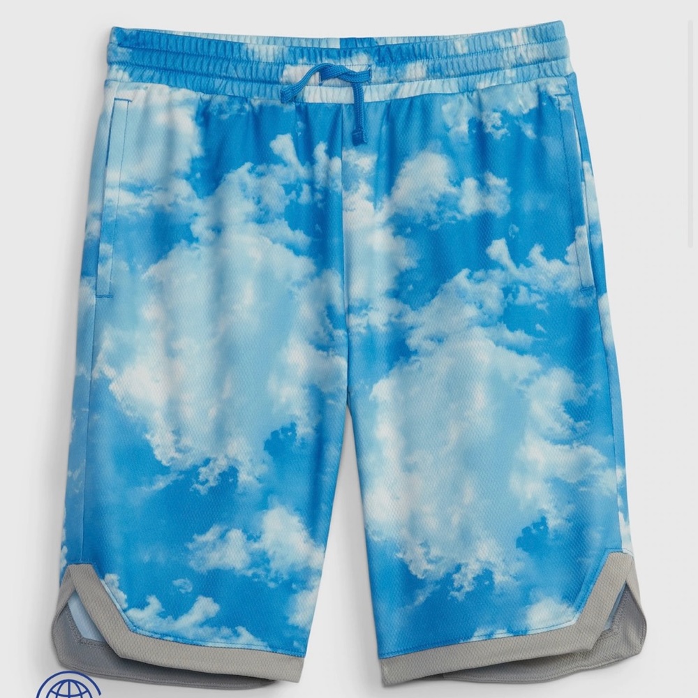 NEW W/TAGS BOYS Gap Cloud Shorts Blue/White Sz. 10
